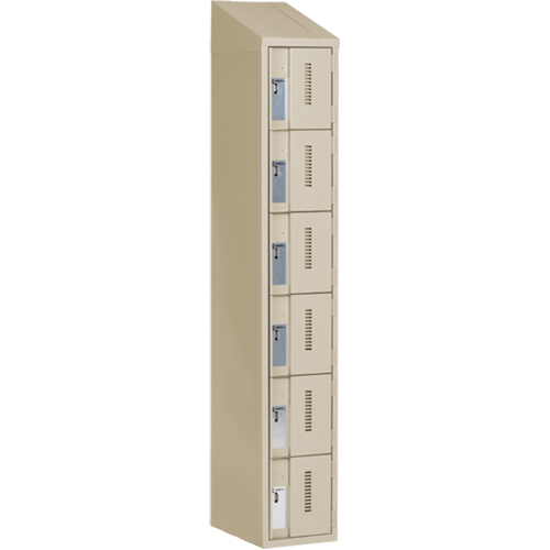 Casiers robustes Concorde, 6 niveaux, 12" x 18" x 78", Acier, Beige, Soud&eacute; (assembl&eacute;) Air Extreme Inc.