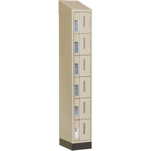 Casiers robustes Concorde, 6 niveaux, 12" x 18" x 82", Acier, Beige, Soud&eacute; (assembl&eacute;) Air Extreme Inc.