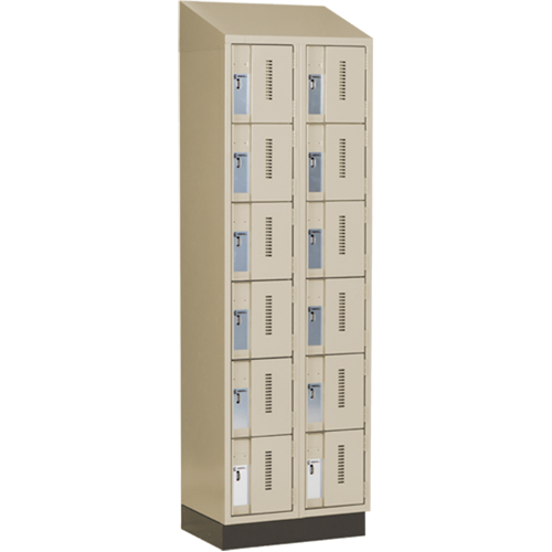 Casiers robustes Concorde, 6 niveaux, Bloc de 2, 24" x 18" x 82", Acier, Beige, Soud&eacute; (assembl&eacute;) Air Extreme Inc.