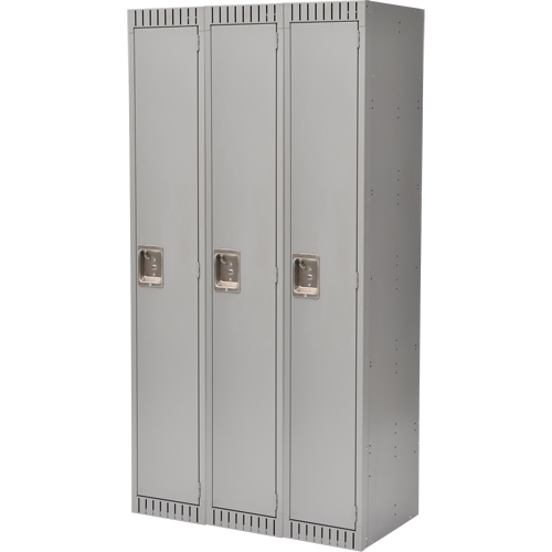Casiers, Bloc de 3, 36" x 18" x 72", Acier, Gris, Rivet (assembl&eacute;) Air Extreme Inc.