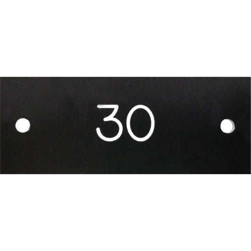 Plaques num&eacute;rot&eacute;es pour casiers Air Extreme Inc.