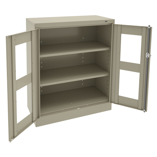 C-Thru Counter High Cabinet, Steel, 2 Shelves, 42" H x 36" W x 18" D Air Extreme Inc.