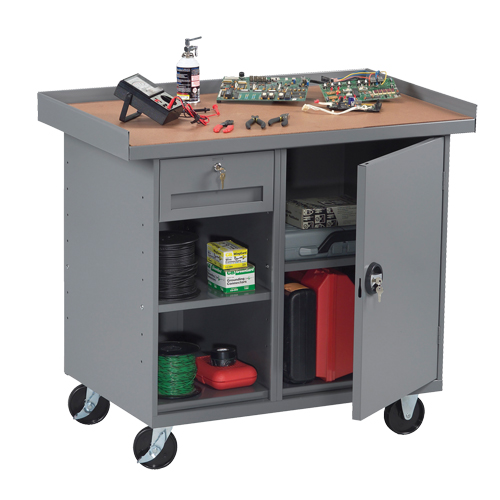 Mobile Workbench Cabinet, Laminate Surface Air Extreme Inc.