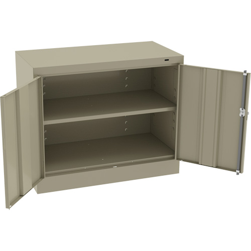 Standard Desk-High Cabinet, Steel, 30" H x 36" W x 18" D, Beige Air Extreme Inc.
