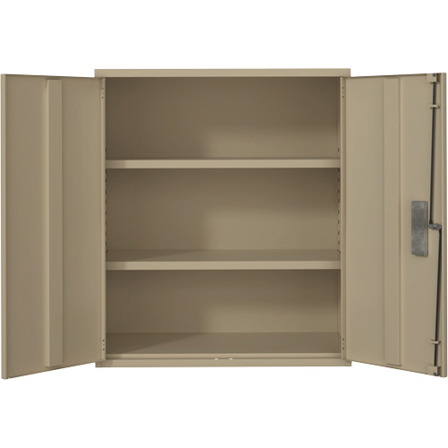 Armoire de rangement Lo-Boy, Acier, 2 Tablettes, 40" h x 36" la x 18" P, Beige Air Extreme Inc.