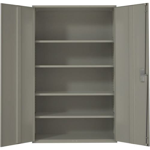 Armoire de rangement Hi-Boy tr&egrave;s large, Acier, 4 Tablettes, 72" h x 48" la x 24" P, Gris Air Extreme Inc.