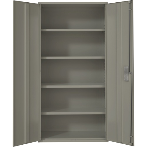 Armoire de rangement Hi-Boy, Acier, 4 Tablettes, 72" h x 36" la x 18" P, Gris Air Extreme Inc.
