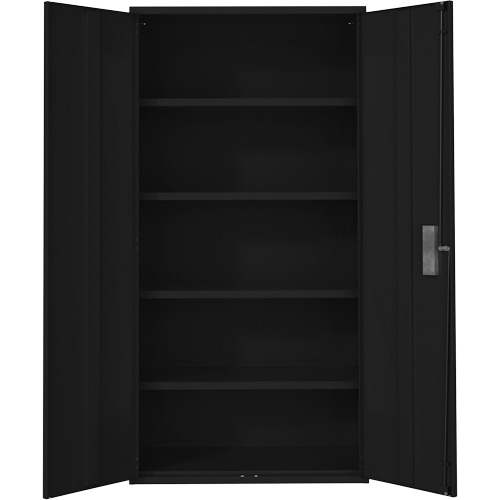 Armoire de rangement Hi-Boy, Acier, 4 Tablettes, 72" h x 36" la x 18" P, Noir Air Extreme Inc.