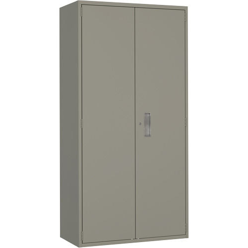 Combination Storage Cabinet, Steel, 6 Shelves, 72" H x 36" W x 18" D, Grey Air Extreme Inc.