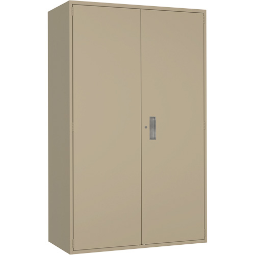 Armoire de rangement Hi-Boy tr&egrave;s large, Acier, 4 Tablettes, 72" h x 48" la x 24" P, Beige Air Extreme Inc.
