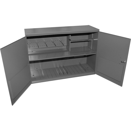 Armoire pour accessoires abrasifs, Acier, 2 tiroirs, 33-3/4" x 11-7/8" x 23-7/8", Gris Air Extreme Inc.