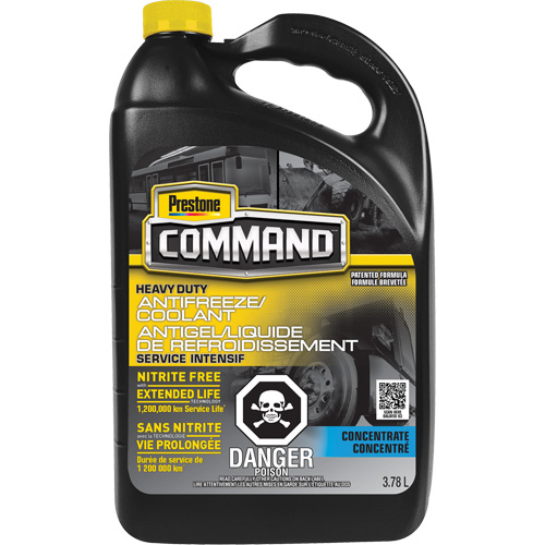 Liquide de refroidissement/antigel concentr&eacute; sans nitrate robuste longue dur&eacute;e pour service lourd Command, 3,78 L, Cruche Air Extreme Inc.
