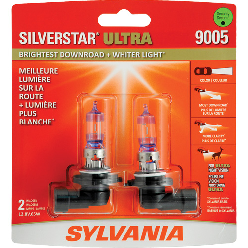 9005 SilverStar&reg; Ultra Headlight Bulb, Halogen, 65 W, White Air Extreme Inc.