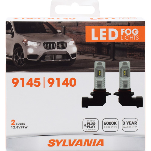 9145 Fog Light Bulb, LED, 65 W, White Air Extreme Inc.