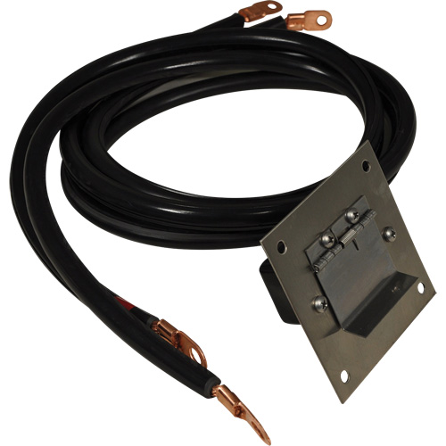 Panneau de douille polaris&eacute;e en acier inoxydable &agrave; brancher, 4 AWG, C&acirc;ble 5' Air Extreme Inc.