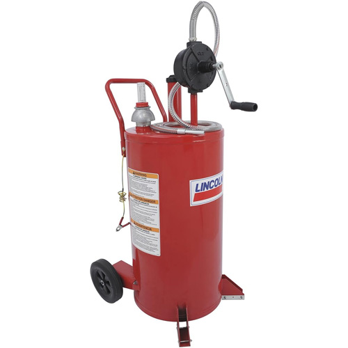 25-Gallon Steel Fuel Caddy with 2-Way Rotary Pump Air Extreme Inc.