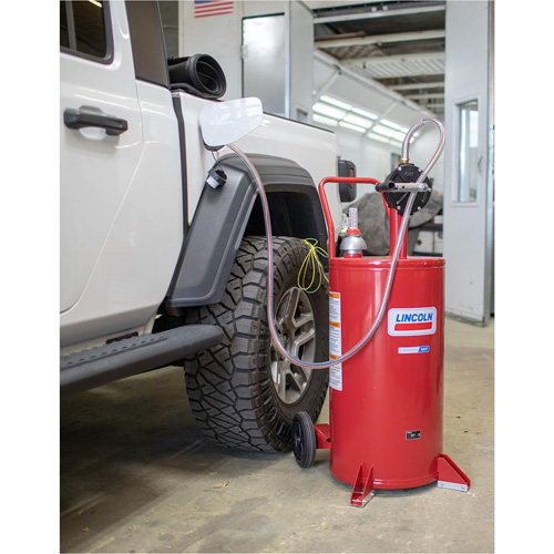 25-Gallon Steel Fuel Caddy with 2-Way Rotary Pump Air Extreme Inc.