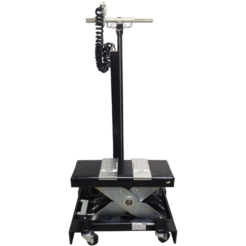 Cric de service de plancher &agrave; profil bas, 12 tonne(s) Capacit&eacute;, 7-1/2" Abaiss&eacute;e, 15" &eacute;lev&eacute;e, Air comprim&eacute;/hydraulique Air Extreme Inc.