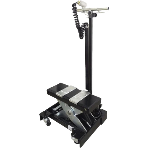 Cric de service de plancher &agrave; profil bas, 12 tonne(s) Capacit&eacute;, 7-1/2" Abaiss&eacute;e, 15" &eacute;lev&eacute;e, Air comprim&eacute;/hydraulique Air Extreme Inc.