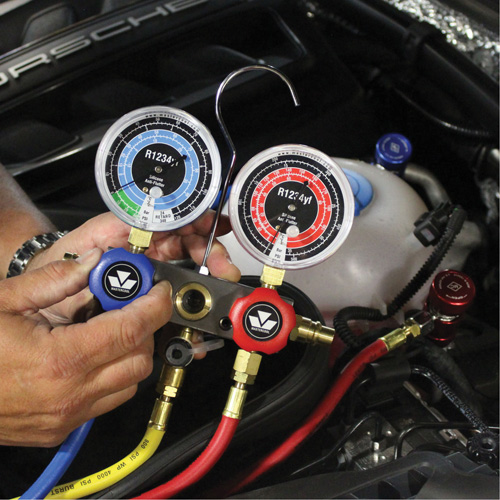R1234Yf 2-Way Piston Valve Manifold Gauge Set Air Extreme Inc.