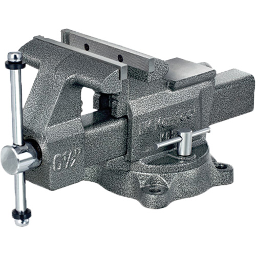 K65 Professional Workshop Vise, 6-1/2" Jaw Width, 3-7/8" Throat Depth, Swivel Base Air Extreme Inc.