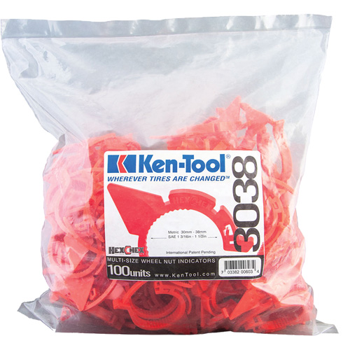 Indicateur d'&eacute;crous de tailles multiples desserr&eacute;s HexChex Air Extreme Inc.