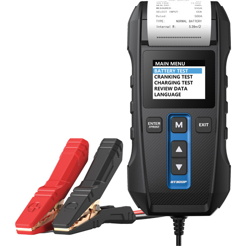 Testeur de batterie, de charge et de d&eacute;marrage BT300P avec imprimante Air Extreme Inc.