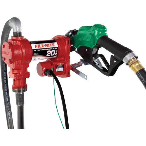 12V Fuel Transfer Pump with Nozzle Air Extreme Inc.