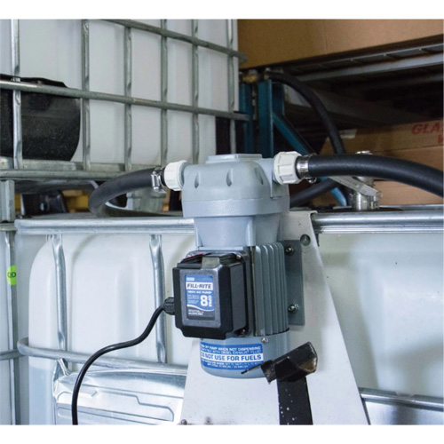 Pompe de transfert de fluide d'&eacute;chappement diesel (DEF) 115 V CA avec support pour cuve GRV et pistolet Air Extreme Inc.