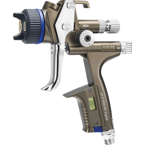 Pistolet de peinture de premi&egrave;re qualit&eacute; pour peinture automobile avec psi num&eacute;rique X5500 RP 1,3 I RPS D, Entr&eacute;e d'air 1/4" NPT, 10,24 pi³/min, Capacit&eacute; 0,6 L/0,9 L, 0,17 psi Air Extreme Inc.