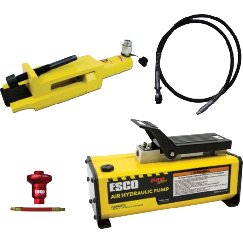Ensemble de brise-talon pour pneus g&eacute;ants/&eacute;quipement de terrassement avec pompe hydraulique de 1/2 gallon Air Extreme Inc.