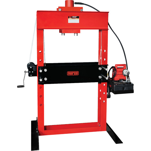 Electro/Hydraulic Pump Operated Shop Press, 50 tons Capacity Air Extreme Inc.