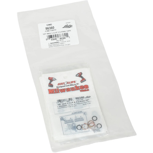 Jeu de clips et joints toriques de 3/8 po pour Milwaukee - en vrac Air Extreme Inc.