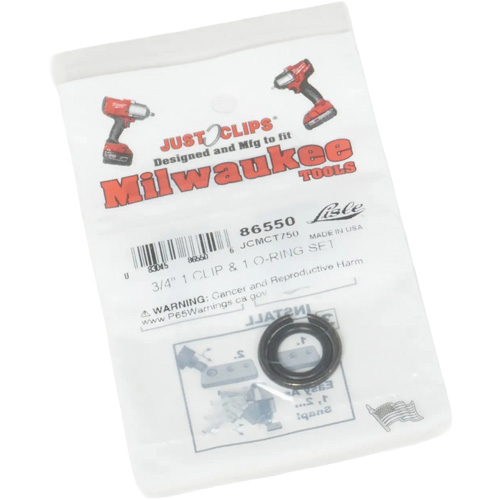 Jeu de clip et joint torique de 3/4 po pour Milwaukee Air Extreme Inc.