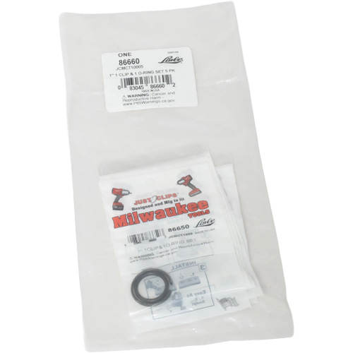Jeu de clips et joints toriques de 1 po pour Milwaukee - en vrac Air Extreme Inc.