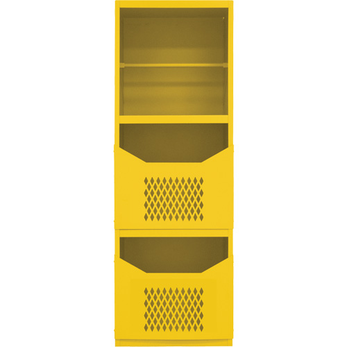 Armoire pour le contr&ocirc;le des d&eacute;versements, 1 Tablettes, 72" h x 24" la x 24" p, Acier, Jaune Air Extreme Inc.