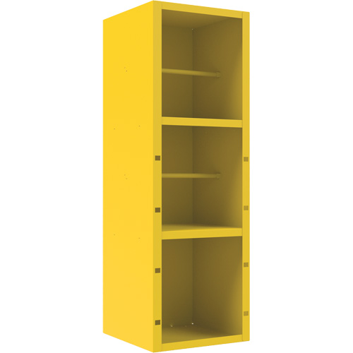 Armoire pour le contr&ocirc;le des d&eacute;versements, 1 Tablettes, 72" h x 24" la x 24" p, Acier, Jaune Air Extreme Inc.