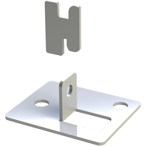 Interlok Boltless Shelving Foot Plate Air Extreme Inc.