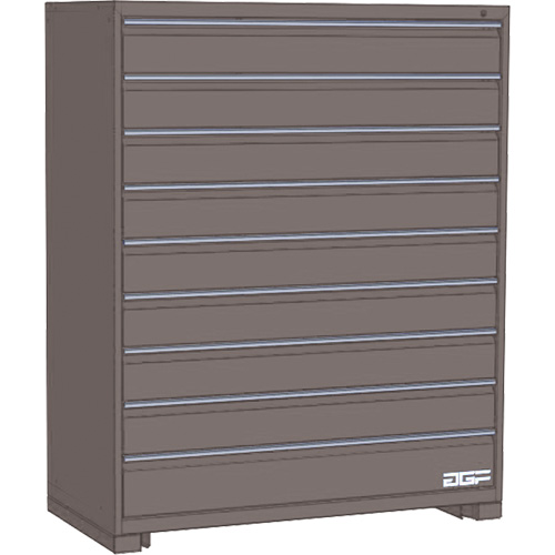 Armoire &agrave; tiroirs modulaire, 9 tiroirs, 24" la x 24" p x 60" h, Gris Air Extreme Inc.