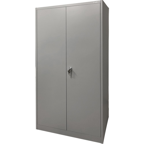 Armoire de rangement, Acier, 4 Tablettes, 78" h x 36" la x 24" P, Gris Air Extreme Inc.