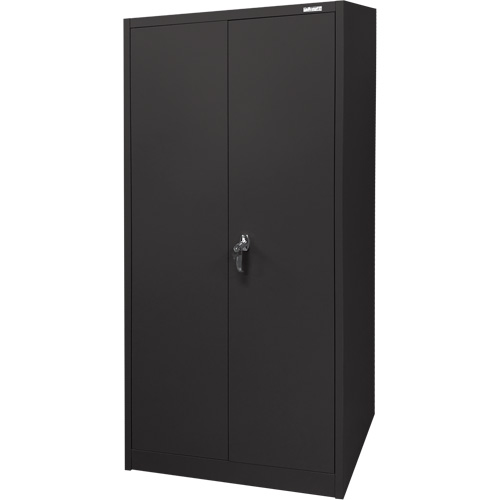 Storage Cabinet, Steel, 4 Shelves, 66" H x 30" W x 15" D, Black Air Extreme Inc.