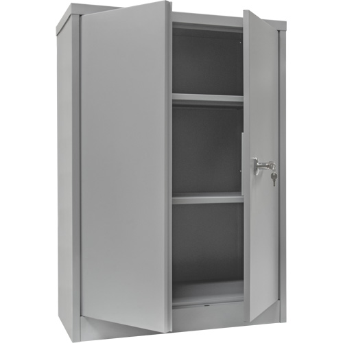 Armoire de rangement &agrave; hauteur de comptoir, Acier, 2 Tablettes, 42" h x 36" la x 24" P, Gris Air Extreme Inc.