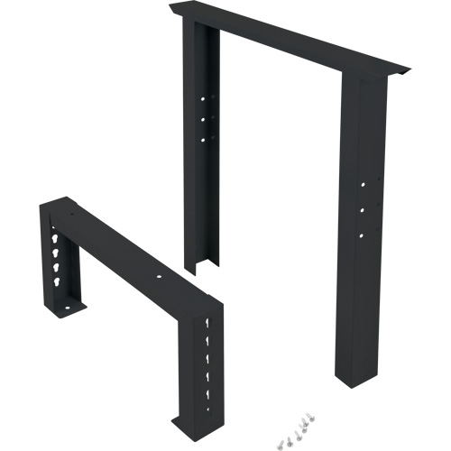 Pattes d'&eacute;tabli pour service industriel, Acier, 24" p x 34" h, Simple Air Extreme Inc.