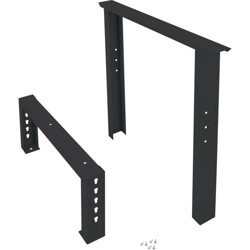 Pattes d'&eacute;tabli pour service industriel, Acier, 30" p x 34" h, Simple Air Extreme Inc.