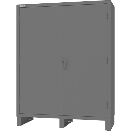 Cabinet with Hanging Bar & Standard Recessed Doors, Steel, 78" H x 60" W x 24" D, Grey Air Extreme Inc.