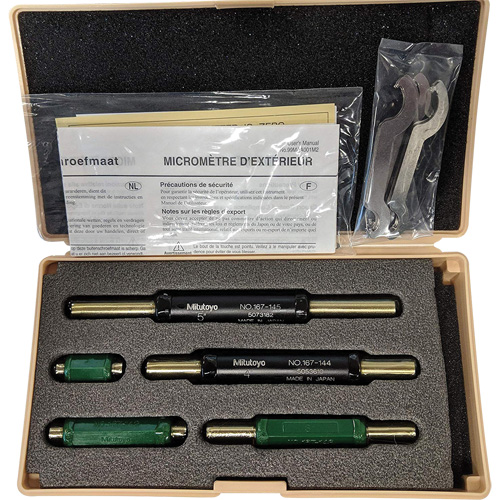 Jeu d'&eacute;talons de r&eacute;glage de goupilles microm&eacute;triques en 5 morceaux Air Extreme Inc.