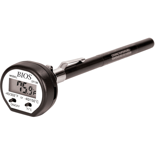 Stem Thermometers, Contact, Digital, -40.0-302.0°F (-40.0-150.0°C) Air Extreme Inc.