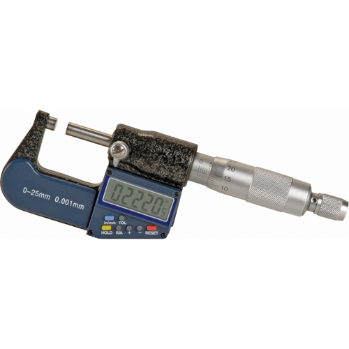 Microm&egrave;tre num&eacute;rique &eacute;lectronique, 0 - 1" (0 - 25 mm) gamme de mesure, R&eacute;solution de 0,00005" (0,00127 mm) Air Extreme Inc.