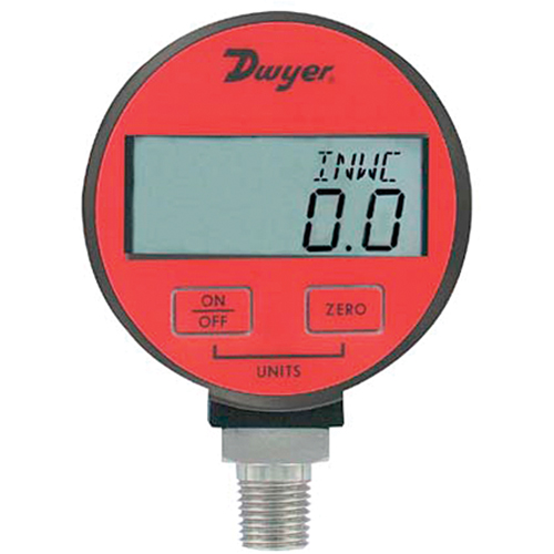 Pressure Gauge, 2-31/50" , 300 psi, Bottom Mount, Digital Air Extreme Inc.