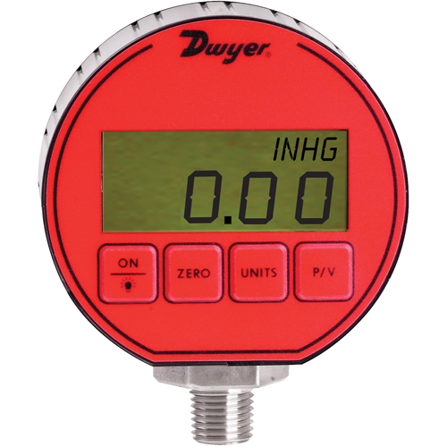 Pressure Gauge, 3" , 1000 psi, Bottom Mount, Digital Air Extreme Inc.